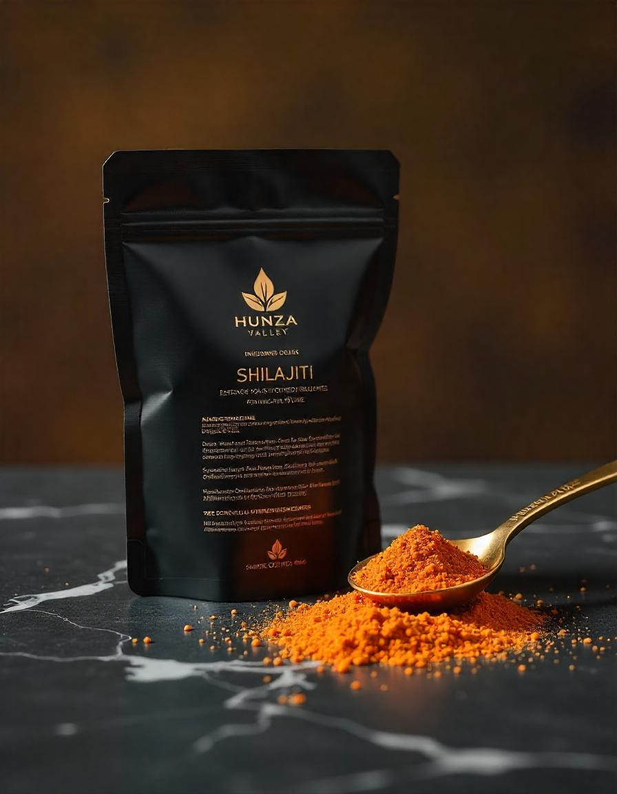 Himalayan Shilajit Resin (With Asho Turmeric)
